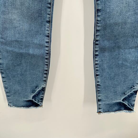 GOOD AMERICAN NWT Good Waist Crop in Blue633 // 0 - Picture 11 of 14